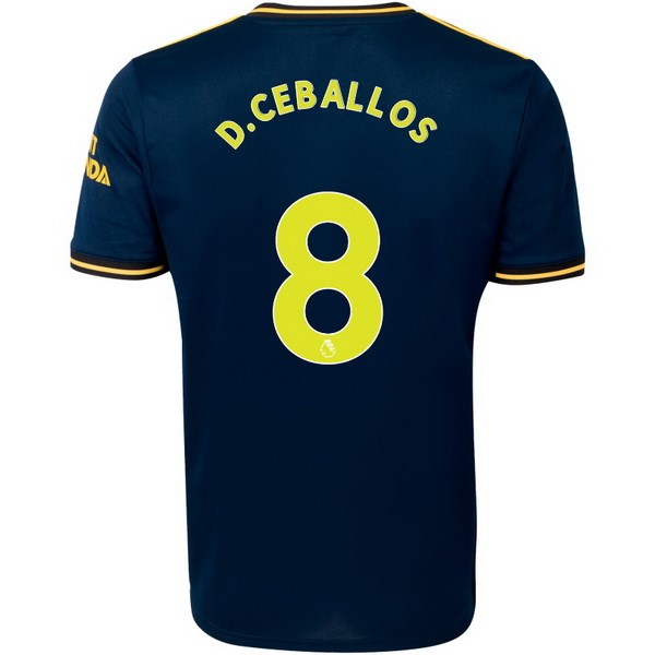 Camiseta Arsenal NO.8 D.Ceballos 3ª 2019-2020 Azul